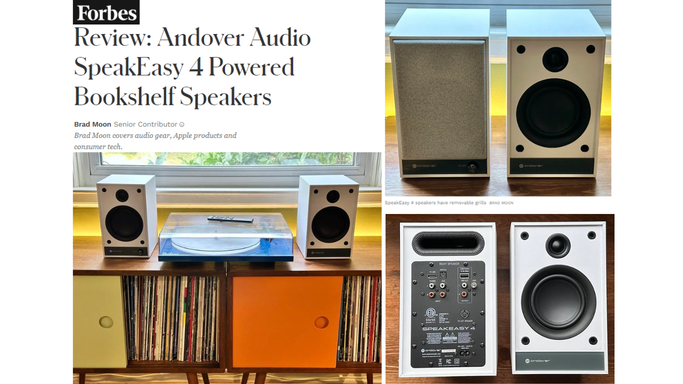 We're Thrilled About the Forbes Review of Our SpeakEasy 4 Speakers!