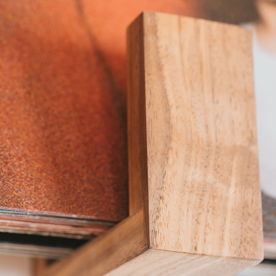 Flip Record Display Shelf