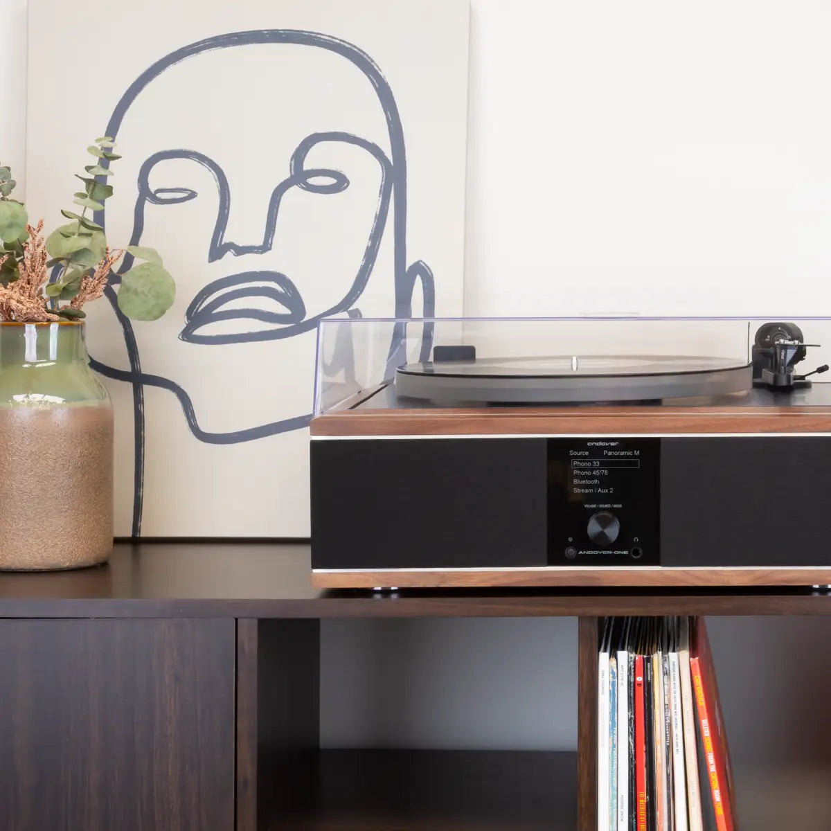 Andover-One All-In-One Record Player