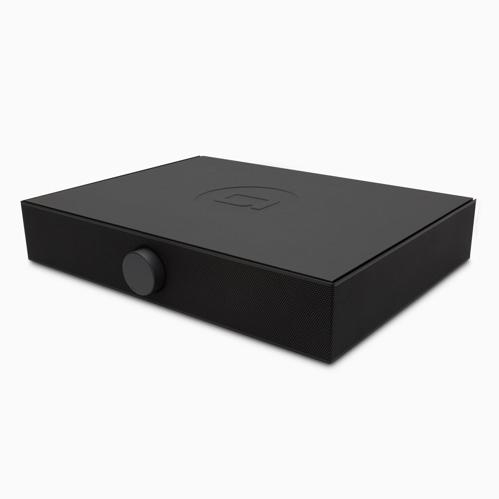 SpinBase Turntable Speaker ft. ISOGroove Technology in black