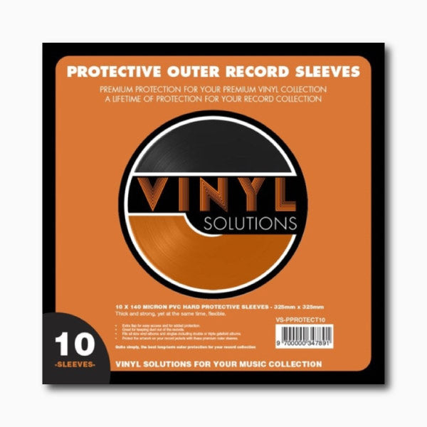 Protective 12 Vinyl Outer Sleeves - Clear - Rythmos Music Store